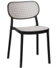 Tan & Grey Mesh Resin Chair â€“ Durable Commercial Seating Solution - Image 3 of 0