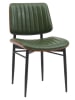 Green Vinyl Padded Metal Restaurant Dining Chair â€“ Modern Commercial Seating - Image 1 of 0