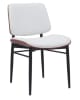 Modern Upholstered Channel Metal Chair - Image 2 of 0