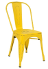 Distressed Metal Chairs: Green, Red, Yellow, White - Image 2 of 0
