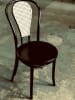 Classic Hair Pin Natural Cane Back Bent Wood w/ Veneer Seat - Image 1 of 0