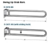 photo of Swing Up Grab Bar - Image 2 of 0