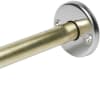 1" Formed, Round Exposed Wall Flange w/o Collar, Light Duty, Satin Stainless Finish - 3" Dia. - Image 1 of 0