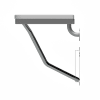 Rectangular Shower Seat - White SanaliteÂ® Deck - Image 3 of 0