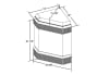Fan Convector Heater, Corner, 7K Btu - Image 2 of 0