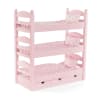18-Inch Doll Furniture - Stackable Pink Triple Bunk Bed with Storage - fits American Girl ® Dolls - Image 1 of 0