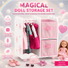 18-Inch Doll Furniture - Open Wardrobe Closet - fits American Girl ® Dolls - Image 1 of 0