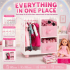 18-Inch Doll Furniture - Open Wardrobe Closet - fits American Girl ® Dolls - Image 2 of 0