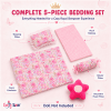 18" Doll Canopy Single Bed with Storage Drawer, fits American Girl Dolls - Image 1 of 0