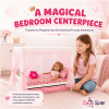 18" Doll Canopy Single Bed with Storage Drawer, fits American Girl Dolls - Image 5 of 0