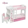 18-Inch Doll Furniture - Bunk Bed with Built-in Desk and Storage - fits American Girl ® Dolls - Image 1 of 0