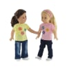 18-inch Doll Clothes - Set of 5 Rainbow/Different Color T-Shirts - fits American Girl ® Dolls - Image 3 of 0