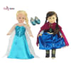 18-inch Doll Clothes - Princess Elsa and Anna Inspired Outfit Set - fits American Girl ® Dolls - Image 1 of 0