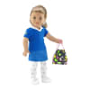 Emily Rose 18 Inch Doll Clothes | Daisy Girl Scout 3 Piece Accessory Pack, Including Tights with Daisy Flowers, Activity Shirt and Girl Power Backpack! | Fits Most 18" Dolls | Gift Boxed! - Image 3 of 0