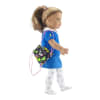 Emily Rose 18 Inch Doll Clothes | Daisy Girl Scout 3 Piece Accessory Pack, Including Tights with Daisy Flowers, Activity Shirt and Girl Power Backpack! | Fits Most 18" Dolls | Gift Boxed! - Image 4 of 0