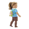 Emily Rose 18 Inch Doll Clothes | Brownie Girl Scout 3 Piece Accessory Pack, Including Tights, Activity Shirt and Girl Power Backpack! | Fits Most 18" Dolls | Gift Boxed! - Image 3 of 0