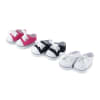 18 Inch Doll Clothes - 3 Pair (Pink, White, and Black) Sneakers - fits American Girl ® Dolls - Image 1 of 0