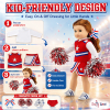 photo of 18-inch Doll Clothes - Cheerleader Outfit with Pom Poms and Gym Shoes - fits American Girl ® Dolls - Image 5 of 0