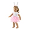 18-Inch Doll Clothes - Easter Bunny Costume Outfit with Ears and Tail - fits American Girl ® Dolls - Image 3 of 0