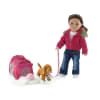 18-inch Doll Accessories - Brown Puppy Dog with Leash and Dog Tag - fits American Girl ® Dolls - Image 5 of 0