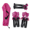 18 Inch Doll Accessories - Two Pink Armless Camping Chairs and Table Set - fits American Girl ® Dolls - Image 3 of 0