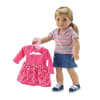 18-inch Doll Furniture - Pink Wooden Doll Clothes Hangers - fits American Girl ® Dolls - Image 3 of 0