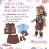 Emily Rose Doll Clothes | Value Pack - 3 18-inch Doll Girl Scout Inspired Modern Uniforms, Including Daisy, Brownie and Junior Scout Outfits | Compatible with 18" American Girl Dolls - Image 4 of 0