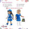 Emily Rose 18 Inch Doll Clothes | 18" Doll Daisy-Inspired Girl Scout 8 Piece Uniform and Accessory Value Pack | Fits 18" Dolls | Gift Boxed! - Image 3 of 0