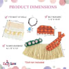 18-inch Doll Clothes 10-PC Halloween Costume Bundle Value Set | Island Princess Playset & Lavender Dress Ball Gown with Crown, Necklace and Shoes | USA Business - Image 5 of 0