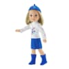 Emily Rose 14 Inch Doll Clothes | 6 Piece Daisy Girl Scout-Inspired 14" Doll Outfit Including Hat and Vest | Gift Boxed! | Compatible with Glitter Girls Dolls | Doll NOT Included - Image 3 of 0