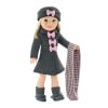 14 Inch Doll Clothes - Grey and Pink Coat with Hat, Boots, and Scarf - fits Wellie Wishers ® Dolls - Image 1 of 0