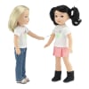 14-inch Doll Clothes - White T-Shirts, 5-Pack - fits Wellie Wishers ® Dolls - Image 3 of 0