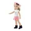 14-Inch Doll Clothes - Eiffel Tower Paris Graphic T-Shirt and Pleated Skirt Outfit - fits Wellie Wishers ® Dolls - Image 3 of 0