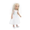 14 Inch Doll Clothes - Bridal/Communion Dress Outfit with Shoes- fits Wellie Wishers ® Dolls - Image 3 of 0