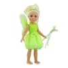 14-Inch Doll Clothes - Tinkerbelle-Inspired Fairy Outfit with Wings and Wand - fits Wellie Wishers ® Dolls - Image 4 of 0