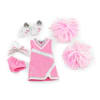 14-inch Doll Clothes - Pink Cheerleader Outfit with Pom Poms and Gym Shoes - fits American Girl ® Dolls - Image 2 of 0