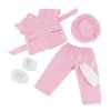 14-Inch Doll Clothes - Doctor/Nurse Hospital Pink Scrubs Outfit with Mask and Booties - fits Wellie Wishers ® Dolls - Image 1 of 0