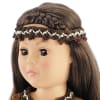 photo of 18-inch Doll Clothes - Native American Fringed Brown Dress with Moccasins and Headband - fits American Girl ® Dolls - Image 3 of 0