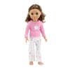 14-inch Doll Furniture - Pink Single Bed with Star Detail (Includes Bedding) - fits American Girl ® Wellie Wisher Dolls - Image 3 of 0