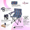 Emily Rose Kids Toddler Playful Dinosaurs Camp Chair | Folding Travel Lawn Chair with Child Safety Lock - Image 5 of 0