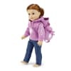 18-inch Doll Clothes - Hooded Sweatshirt  / Heart Design and Skinny Jeans, Includes Belt and Matching Backpack - fits American Girl ® Dolls - Image 5 of 0