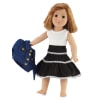 photo of 18-inch Doll Clothes - Denim Jacket, White Shirt, and Brown Skirt - fits American Girl ® Dolls - Image 1 of 0
