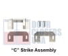 261M Replacement C Strike Assembly For Cross Bar Rim Panic Exit Hardware - Image 1 of 0