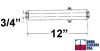 669G 12 in. x 3/4 in. Commercial Door Closer, Adjustable Size 1-6, Dark Bronze Finish - Image 2 of 0