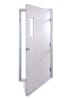Mobi-Lite 34-3/4 in. x 78-5/8 in. Mobile Office Door, Pre Hung Commercial Steel Door With Narrow Glass For Modular Office Building - Image 1 of 0