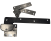 American Choice 3/4 in. Offset Pivot Set, For Doors Up To 600lbs, Includes Top Pivot, Floor Mount Bottom Pivot, and Hardware (Specify Finish) - Image 1 of 0
