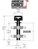 Hollow Metal Door Full Mortise Continuous Hinge - Image 3 of 0