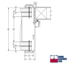 42 in. x 80 in. Commercial Interior Left Hand Aluminum Drywall Knock Down Frame For Wood Door, Fits A 6-1/8 in. Overall Wall Thickness, Clear Anodized - Image 3 of 0