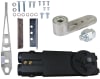 Arcadia OHCC Concealed Closer Side Load Kit 2, With Center Hung Side Load Arm and Threshold Pivot (1 in. Door Rail Depth) - Image 1 of 0