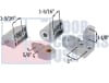 Arch Aluminum Commercial 1/8 in. Recessed Storefront Door Pivot Hinge, Aluminum Finish - Image 5 of 0
